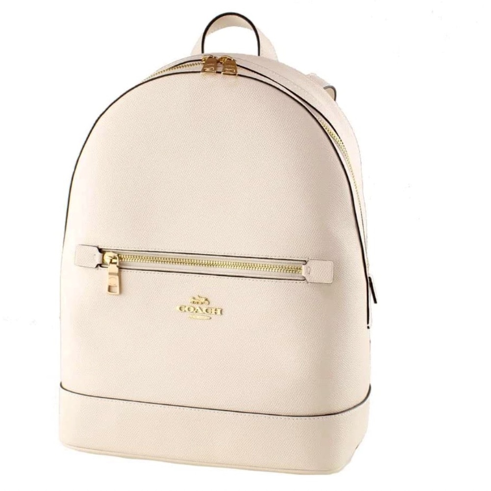 Coach Women's Kenley Backpack (Crossgrain Leather - Chalk)